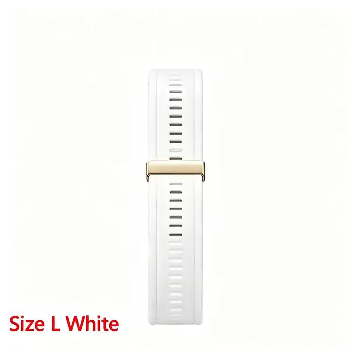 HUAWEI WATCH D2 M/L taille bracelet airbag en cuir uni composite blanc ciel【bracelet airbag uniquement, montre non incluse】