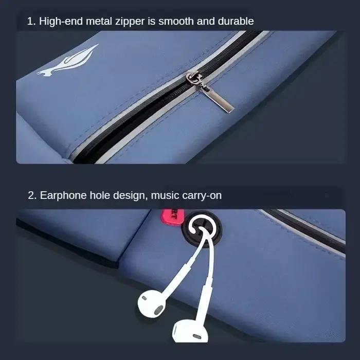Sac banane de sport pour hommes et femmes, kit de fitness Marathon en plein air, sac bouilloire multifonctionnel, ceinture de course étanche, sac pour téléphone