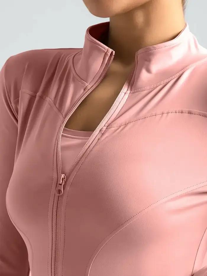 Veste de fitness, haut moulant à séchage rapide pour femmes