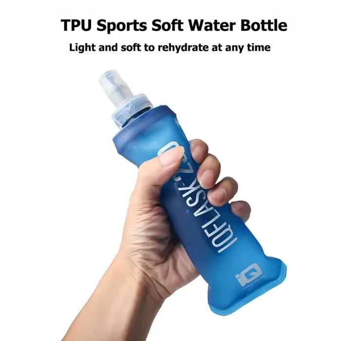 250ML/500ML bouteille d'eau pliant flacon souple Sport
