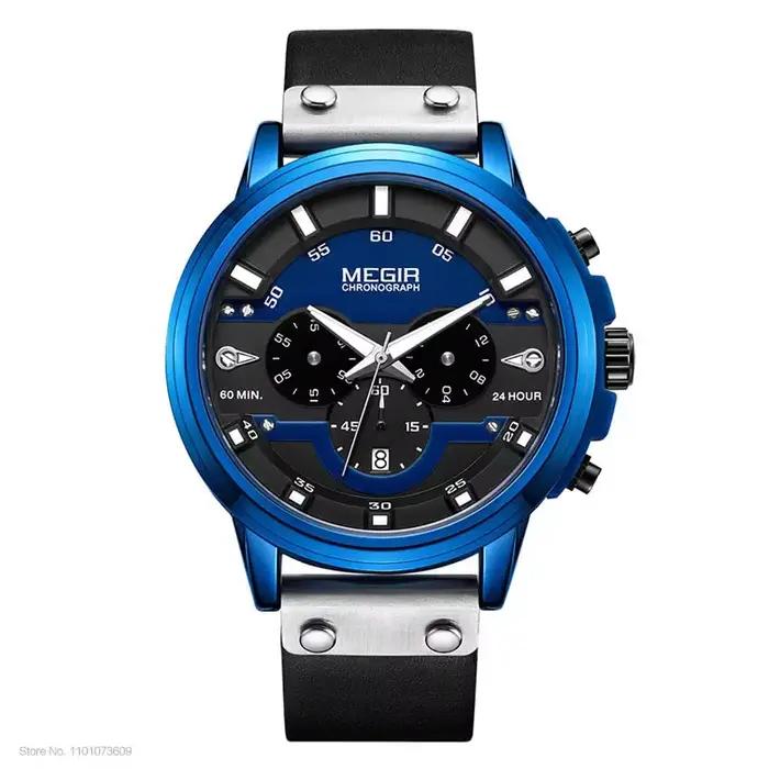 Montre Sport à Grand Cadran MEGIR 2026 pour Homme