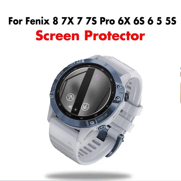 Verre trempé 9H pour Garmin Fenix 8 7X 6X Pro 7 6 7S 6S 5 5S