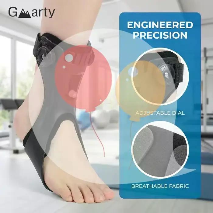 Orthèse de cheville pour pied tombant avec boucle réglable confortable pour la marche et la rééducation post-AVC