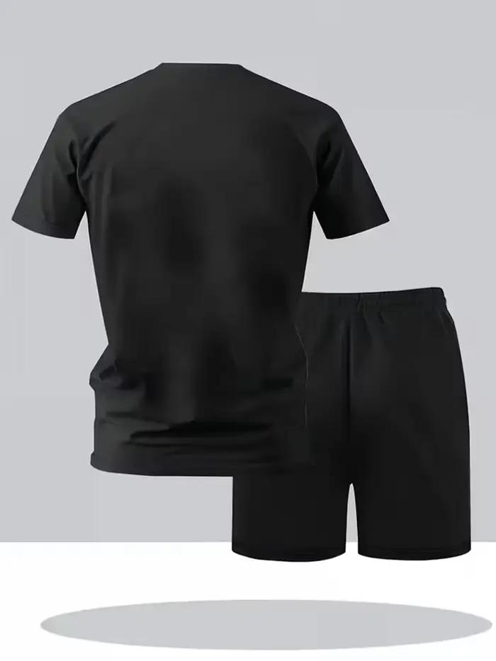 Ensemble T-shirt et short de course pour homme 2026
