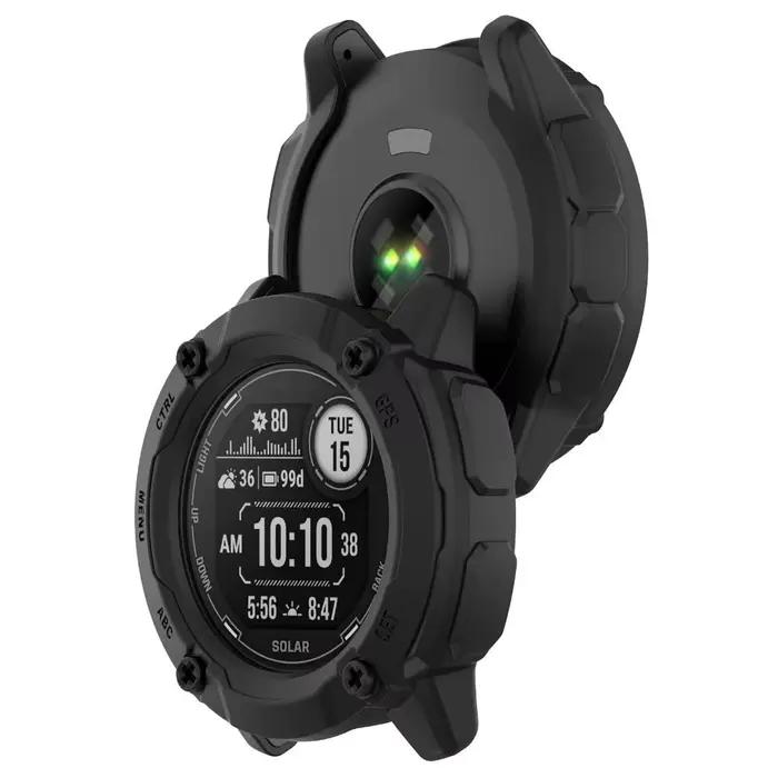 Étui de protection d'écran pour montre intelligente Garmin Instinct 2X, coque à bord souple, pare-chocs de protection, accessoires de cadre de couverture