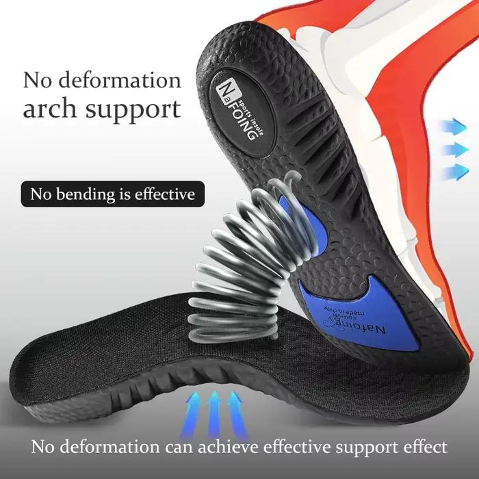 1 paire de semelles intérieures de sport, semelle intérieure élastique de course pour chaussures, Support de voûte plantaire, Absorption déodorante, semelles intérieures respirantes