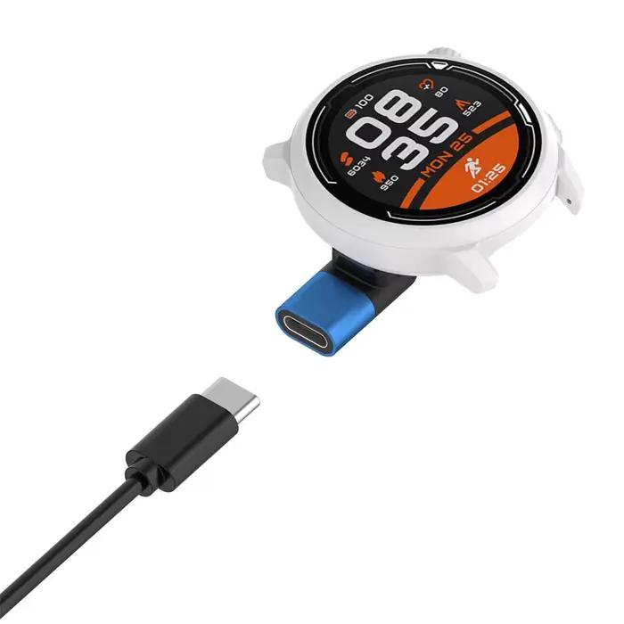 Adaptateur de Charge pour COROS Pace 3 / 2, Charge universelle en Silicone avec adaptateur de chargeur de Type C, convertisseur pour COROS Apex 2/2pro