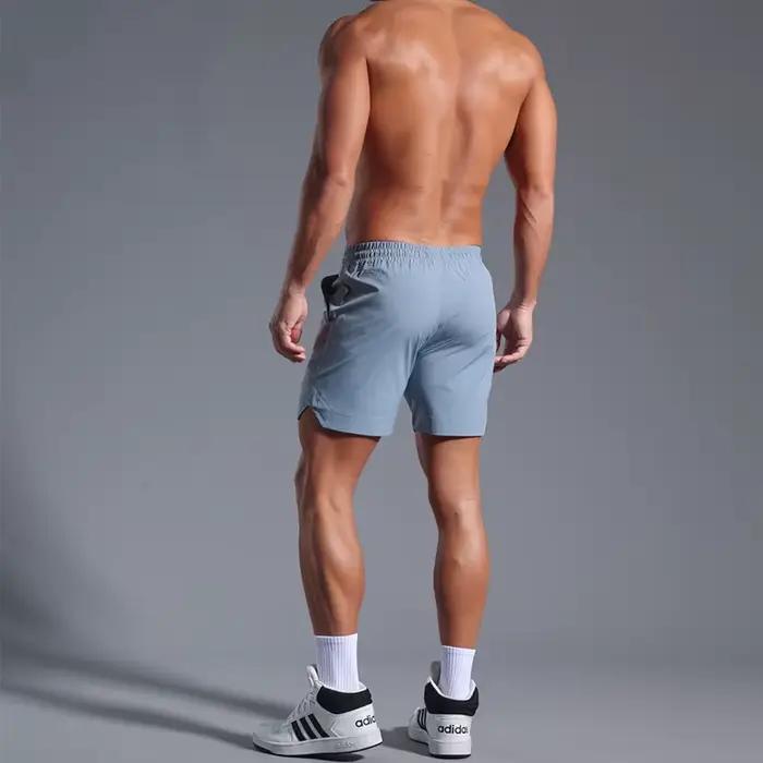 Short de course d'été pour hommes, vêtements de Sport élastiques à séchage rapide, pantalons courts d'entraînement, vêtements de gymnastique, Fitness