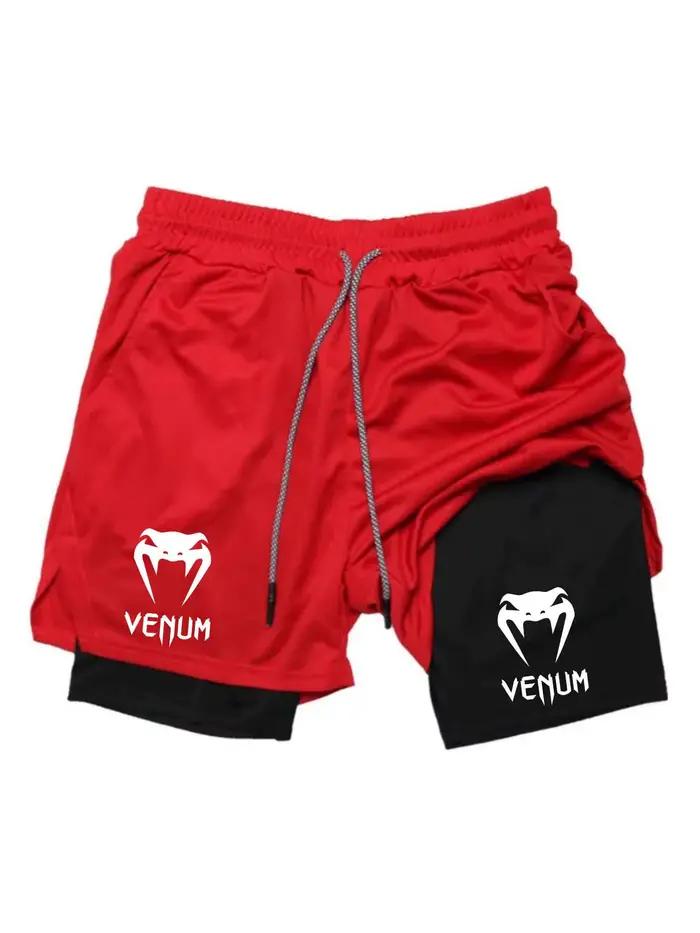 Shorts de sport d'été 2026 2-en-1 pour la course et la gym