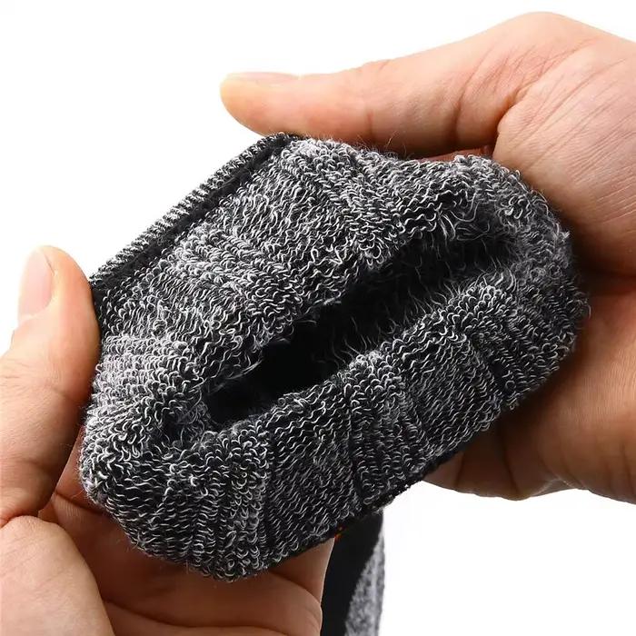 Hommes Anti Blister automne hiver Terry chaussettes Sports de plein air course cyclisme Marathon Camping Trekking Rugby