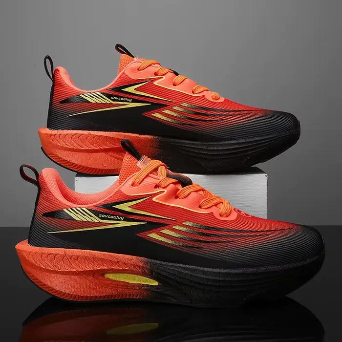 Chaussures de course pour hommes avec plaque en carbone