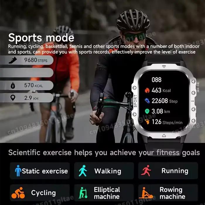 Montre connectée de randonnée 2026 avec suivi GPS écran tactile pour sports de plein air fitness occasions spéciales