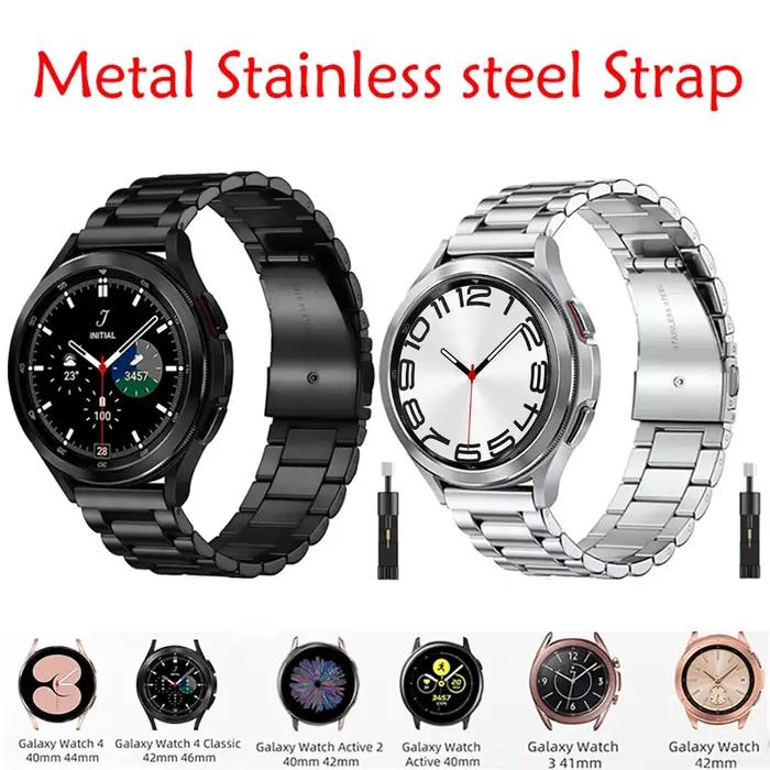 Bracelet en métal pour Samsung Galaxy Watch 7/6/5/4 40mm 44mm