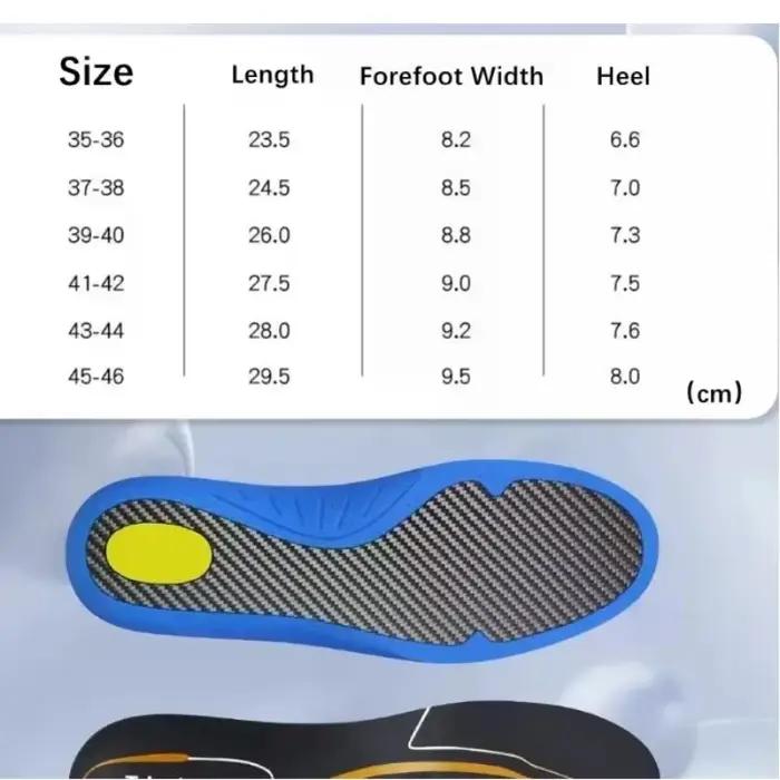Semelles intérieures en Fiber de carbone