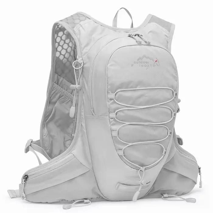 INOXTO-Sac à dos en émail pour la course, le cyclisme, la randonnée, le marathon en plein air, hydratation avec sac à eau de 1,5 l, 12l