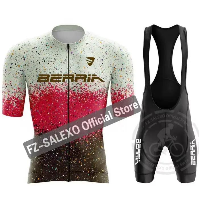 BERRIA ensemble de maillot de cyclisme 2024 été hommes Star Point vêtements