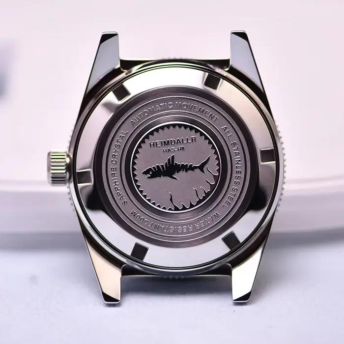HEIMDALLR – pièces de montre solides en acier inoxydable 41mm