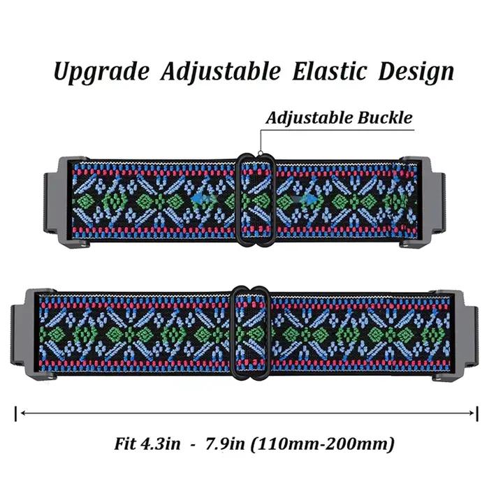 Bracelet en Nylon Trail Loop pour Garmin Forerunner 735XT 735 230 235 620 630