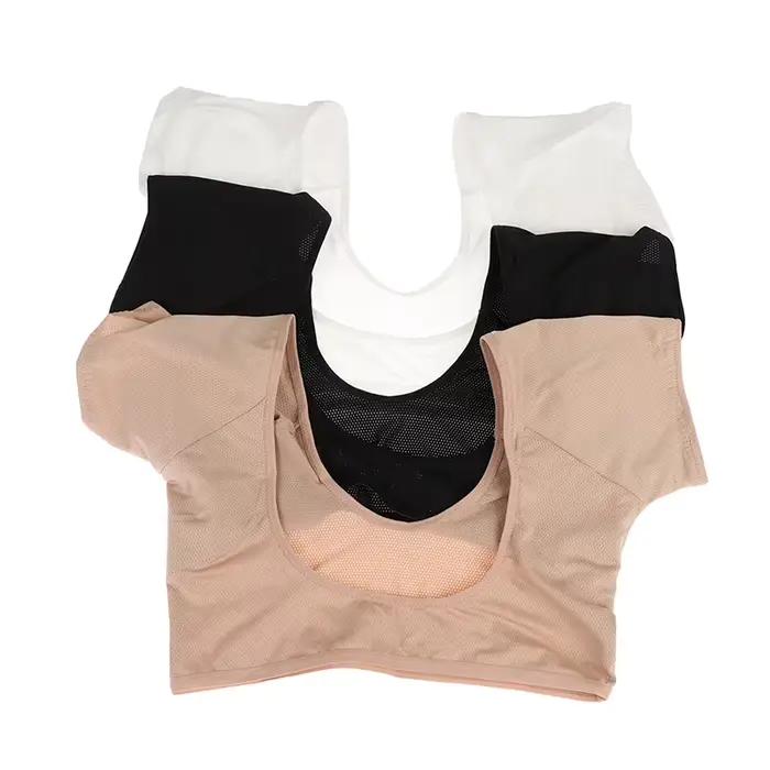 Coussinets anti-transpiration pour T-shirt, 1 pièce, gilet anti-transpiration sous les aisselles, chemise anti-transpiration lavable, protection contre la sueur pour femmes et filles