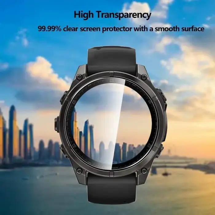 Verre trempé pour Garmin Fenix 8 7 6S 6X Forerunner 235 935 945 955 255 265 965 735XT Vivoactive3 Films de protection d'écran