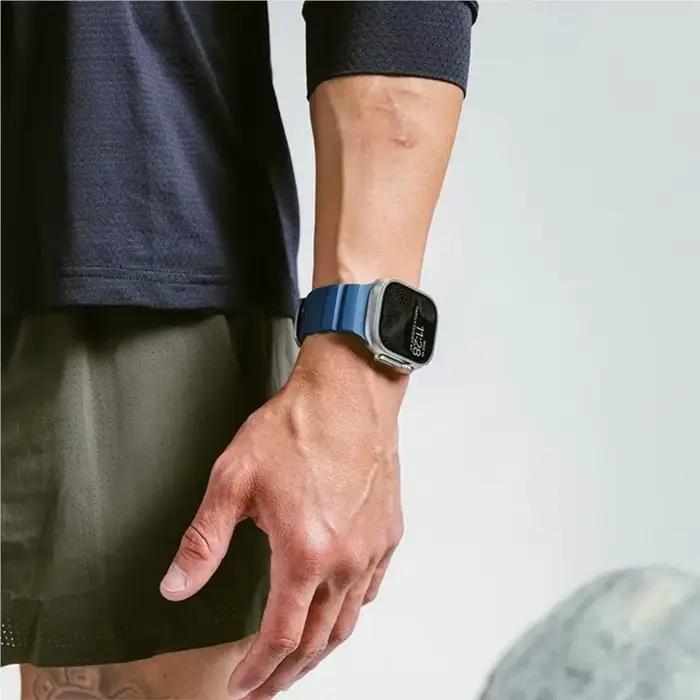 Bracelet en Silicone Trail pour Apple Watch Ultra 3 49mm 46mm 45mm 44mm 42mm 40mm 41mm Sport Starp pour iWatch série 11