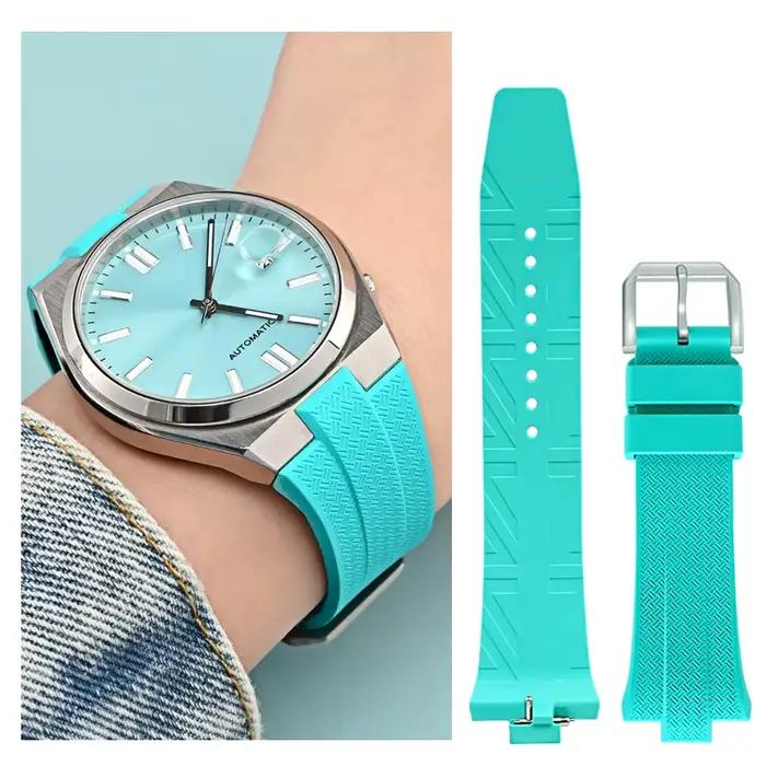 FKM Bracelet de montre en caoutchouc fluoré pour Citizen TSUYOSA Collection NJ0150 NJ0151ME bracelets