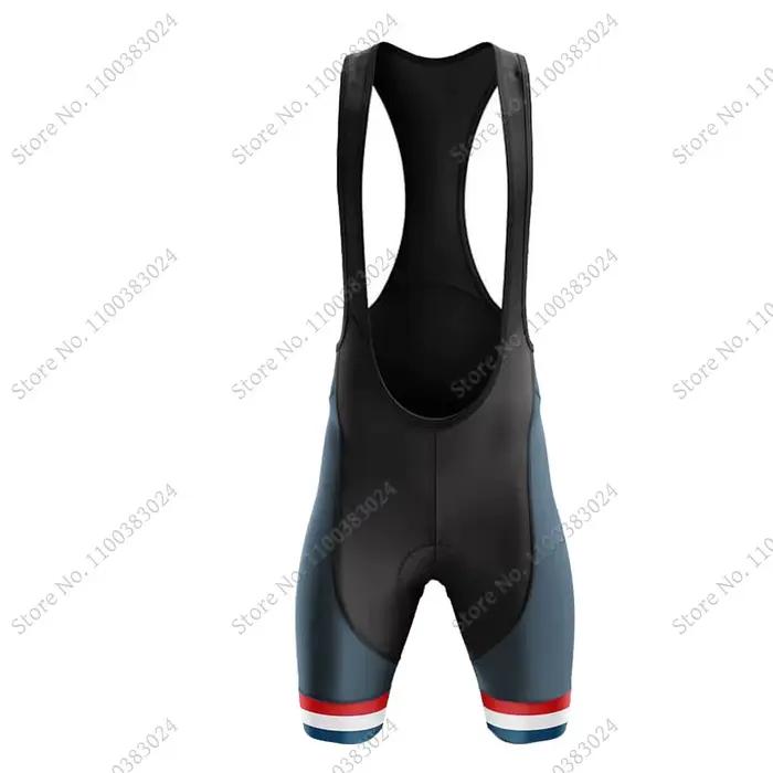 Ensemble Maillot et Cuissard de Cyclisme France Paris-Roubaix 2026 – Tenue d'Été pour Vélo de Route et VTT