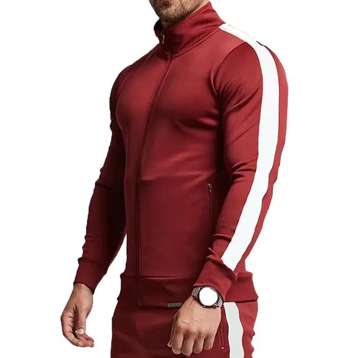 Vestes de sport à fermeture éclair pour hommes