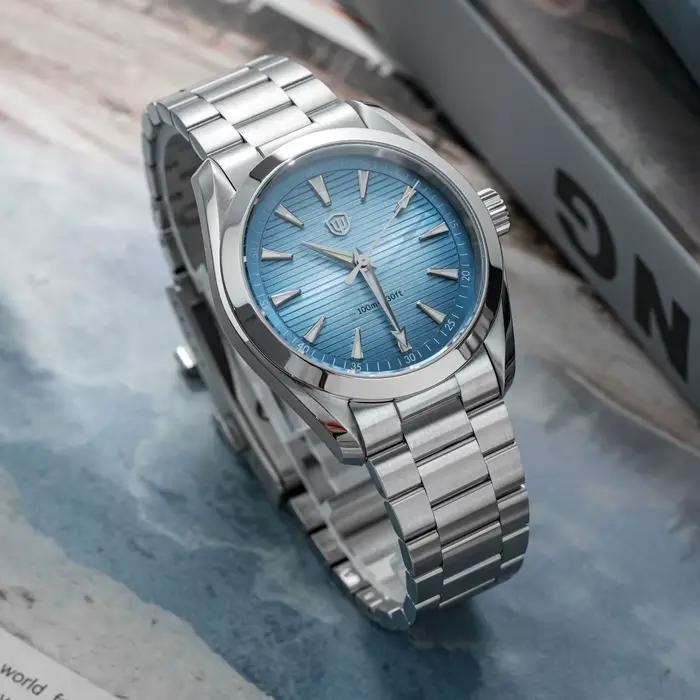 Watchdives WD0006 montre VH31 balayage deuxième mouvement dôme saphir cristal BGW9 lumineux 10Bar étanche 38mm montres Vintage