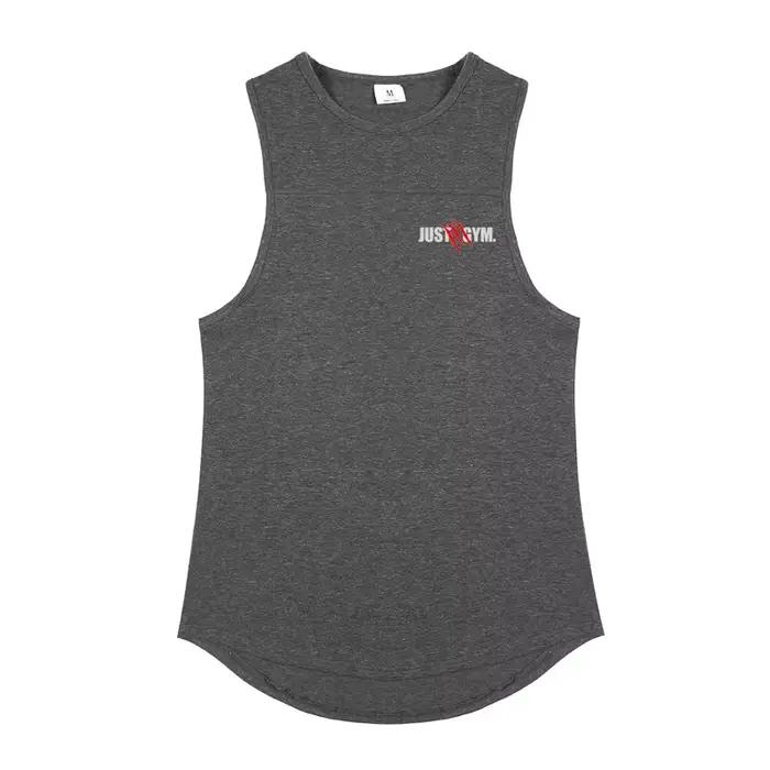 Gilets de course hommes coton décontracté confortable Fitness entraînement ample débardeurs de gymnastique été sans
