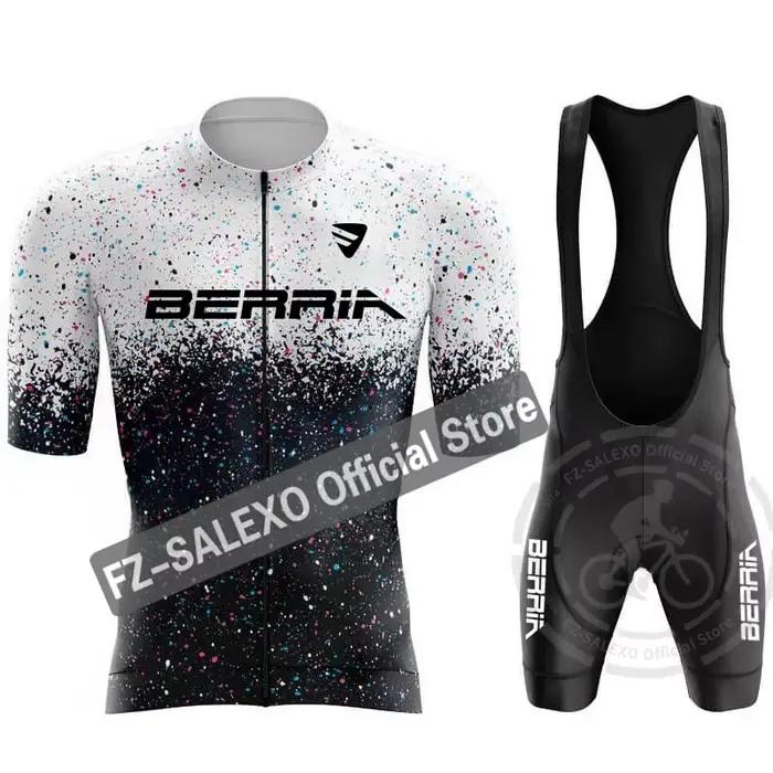 BERRIA ensemble de maillot de cyclisme 2024 été hommes Star Point vêtements
