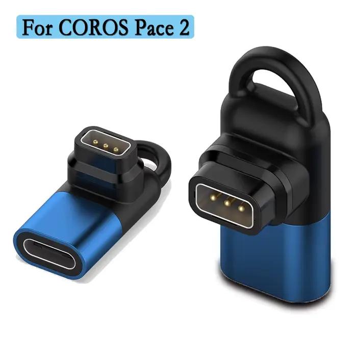 Adaptateur de Charge pour COROS Pace 3 / 2, Charge universelle en Silicone avec adaptateur de chargeur de Type C, convertisseur pour COROS Apex 2/2pro