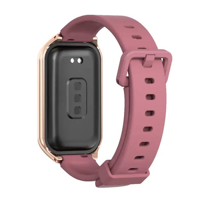 Bracelet en silicone pour Xiaomi Smart Band 8 9 Active Strap avec ajustement facile pour homme et femme pour entraînement intense et activités quotidiennes
