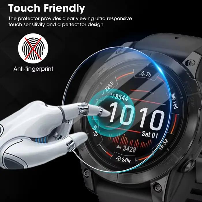 Verre trempé pour montres intelligentes Garmin Fenix 8/7/7S/7X/6/6S/6X/5/5S/5X Forerunner 45 245 255 265 645
