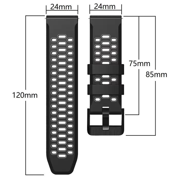 Nouveau Bracelet de montre en Silicone 24mm pour COROS NOMAD