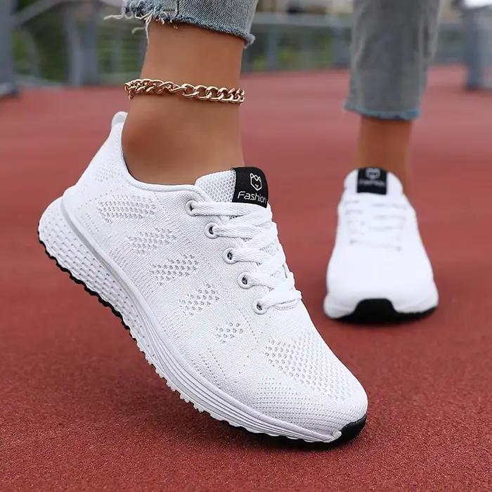 Chaussures de course pour femmes baskets décontractées respirantes marque de luxe