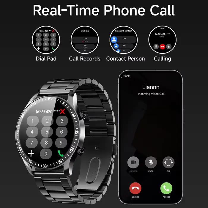 Montre connectée de sport pour hommes et femmes