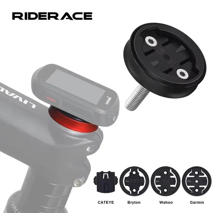 RIDERACE Support d'ordinateur de vélo pour Garmin GPS compteur de vitesse en alliage d'aluminium vtt