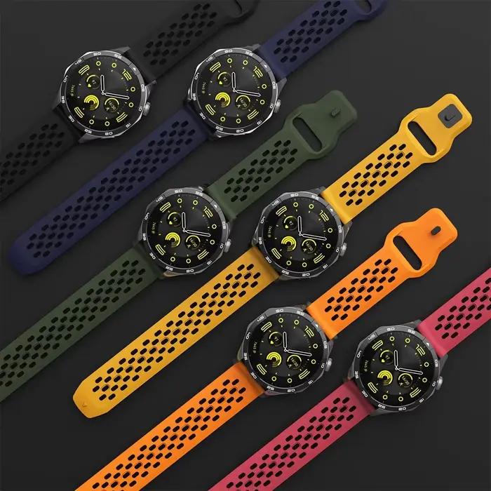 18 20mm 22mm Sport Silicone Strap For Garmin Forerunner 970 570 965 745 245 265 255 55 158 Vivoactive 6 5 4 3 Venu 3 2 2S 3S SQ2