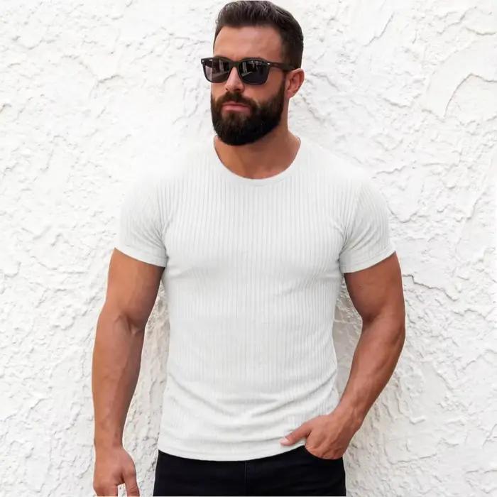 T-shirt de course à manches courtes pour hommes