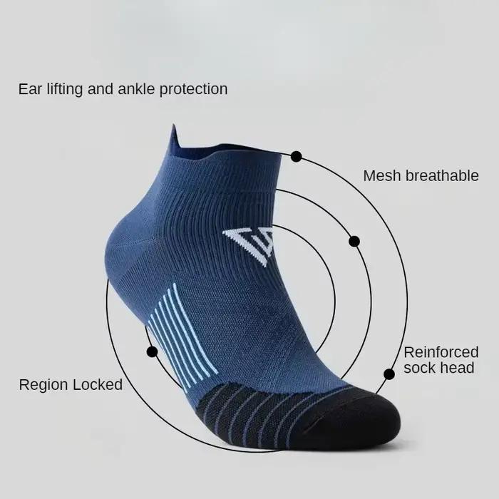 Chaussettes de course respirantes à séchage rapide pour hommes