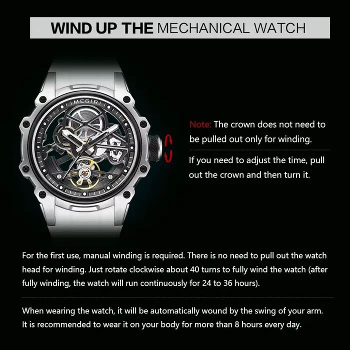 MEGIR montre de Sport mécanique automatique pour hommes mode montre-bracelet lumineuse étanche avec bracelet en Silicone cadran squelette 2243