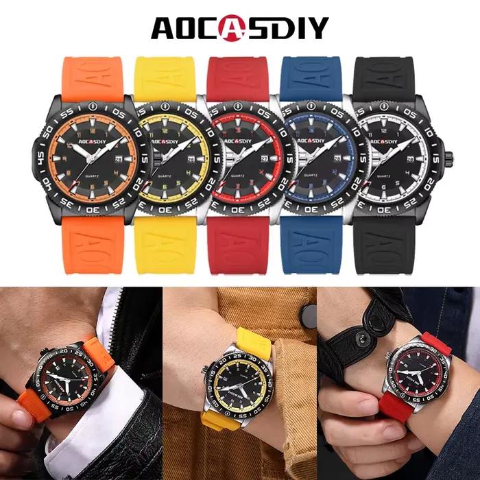 Montre à quartz étanche pour homme