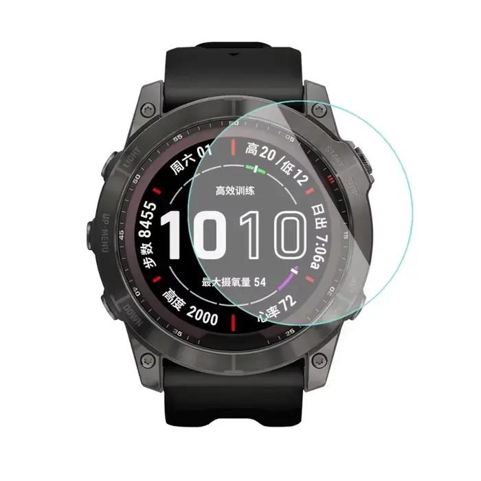 Verre trempé pour Garmin Fenix 7 7S 7X 6 6S 6X Pro saphir HD Film de protection d'écran