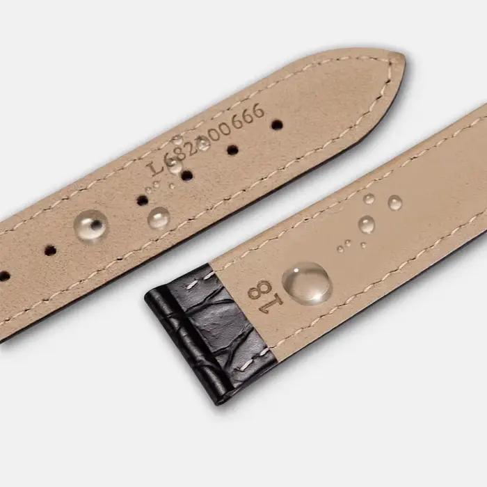 Bracelet de montre en cuir véritable pour accessoires Longines bracelets