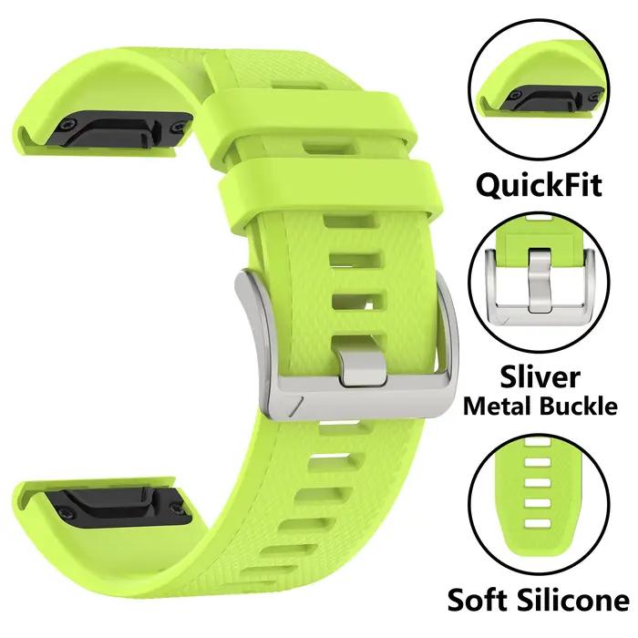 Bracelet de montre pour Garmin Fenix 5 5X PLUS 6 6X PRO 7 7X