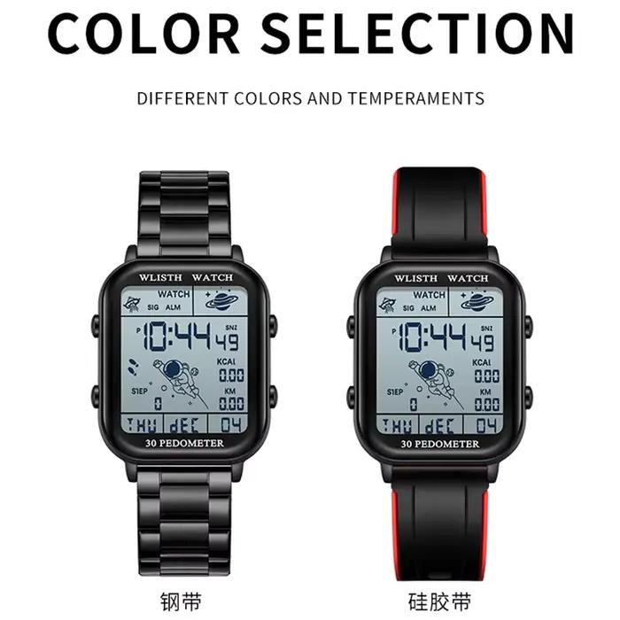 Montres pour homme, montre numérique