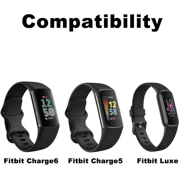 Chargeur USB pour Fitbit Charge 5/Charge 6/Luxe, câble de chargement, support de station d'accueil pour Fitbit Luxe, accessoires pour montre connectée