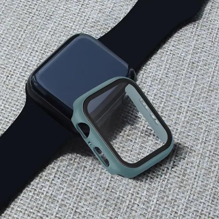 Verre trempé + étui pour Apple Watch Ultra 3 2 49 45 41 40 44 42 46mm