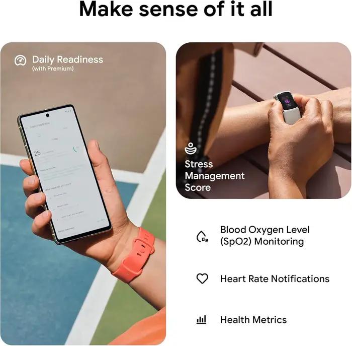 Fitbit Charge 6 Smart Fitness Tracker avec ECG